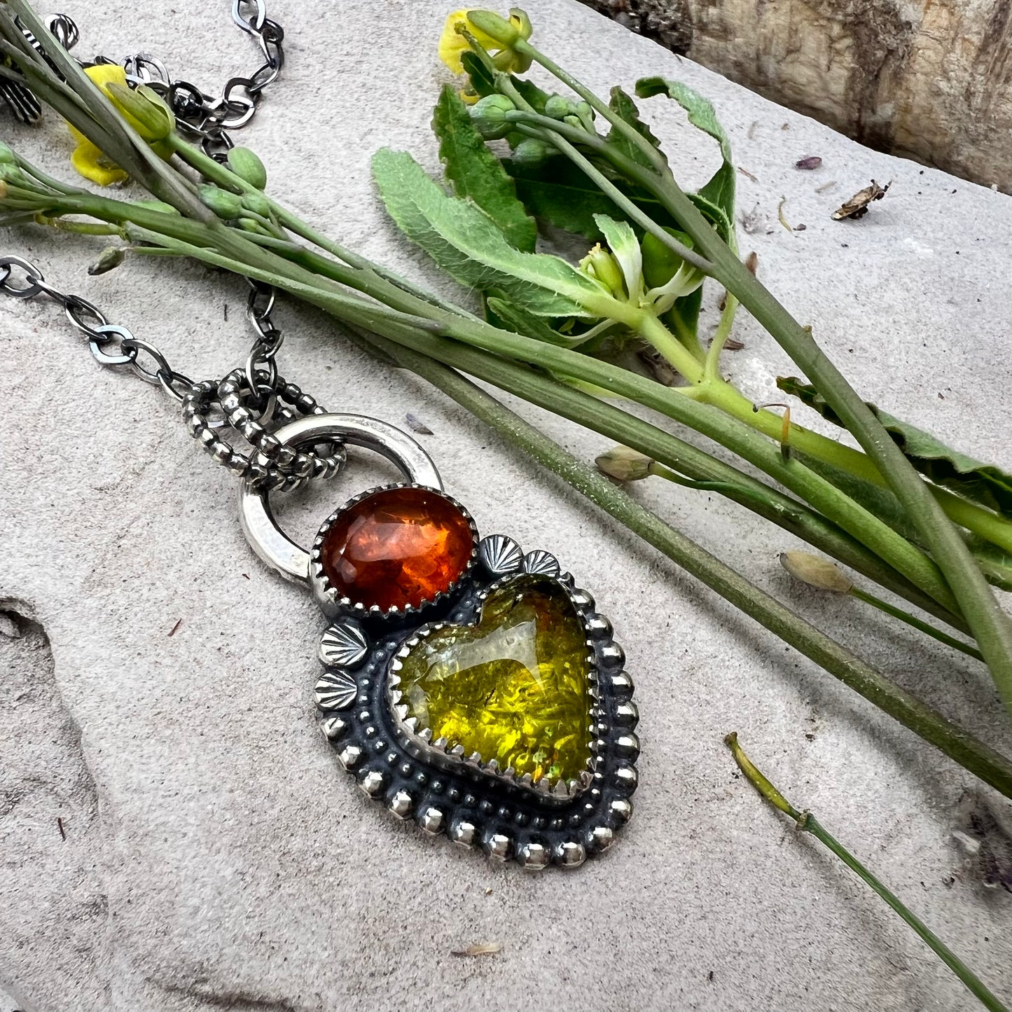 Tourmaline Heart Necklace