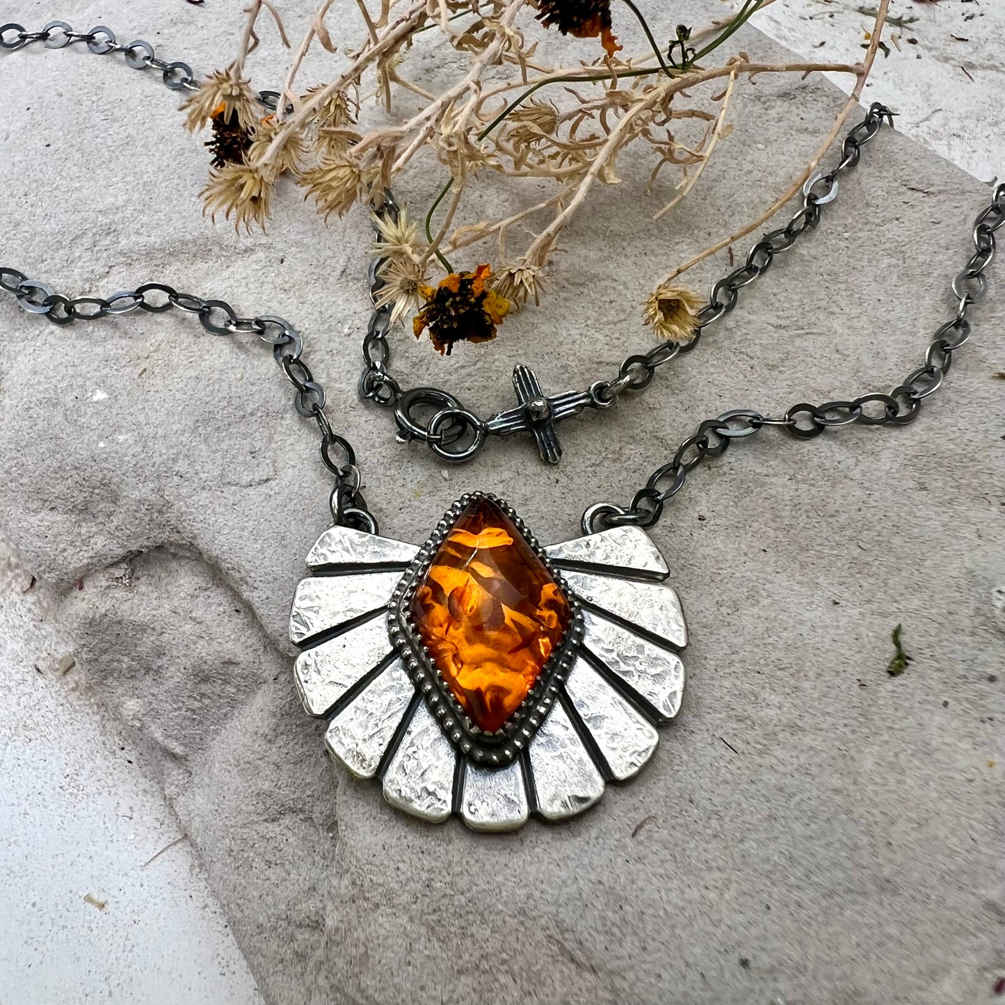 Amber Bloom Necklace