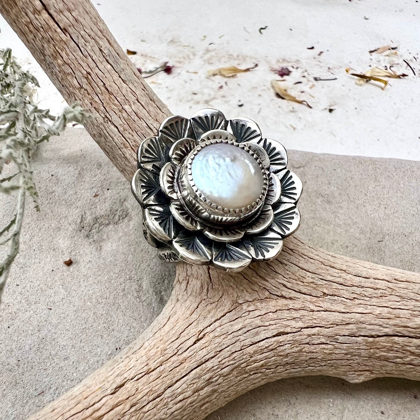 Pearl Blossom Ring