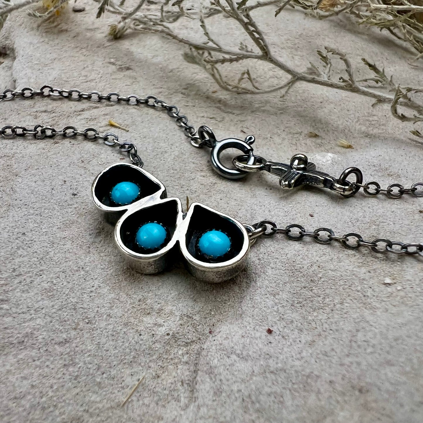 Turquoise Shadowbox Necklace