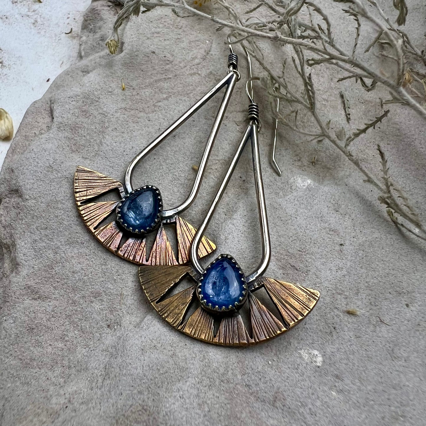 Kyanite Juniper hoops