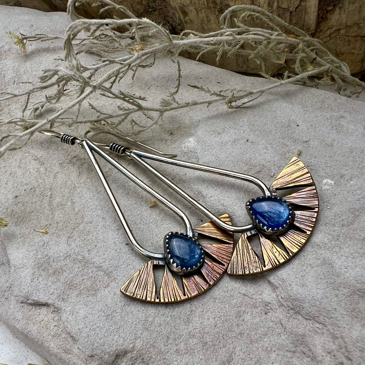 Kyanite Juniper hoops