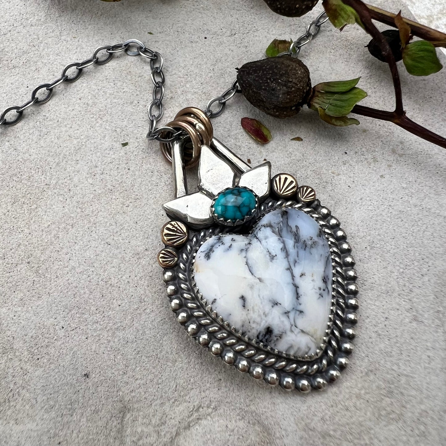 Heart Necklace - Meltdown Studio Jewelry