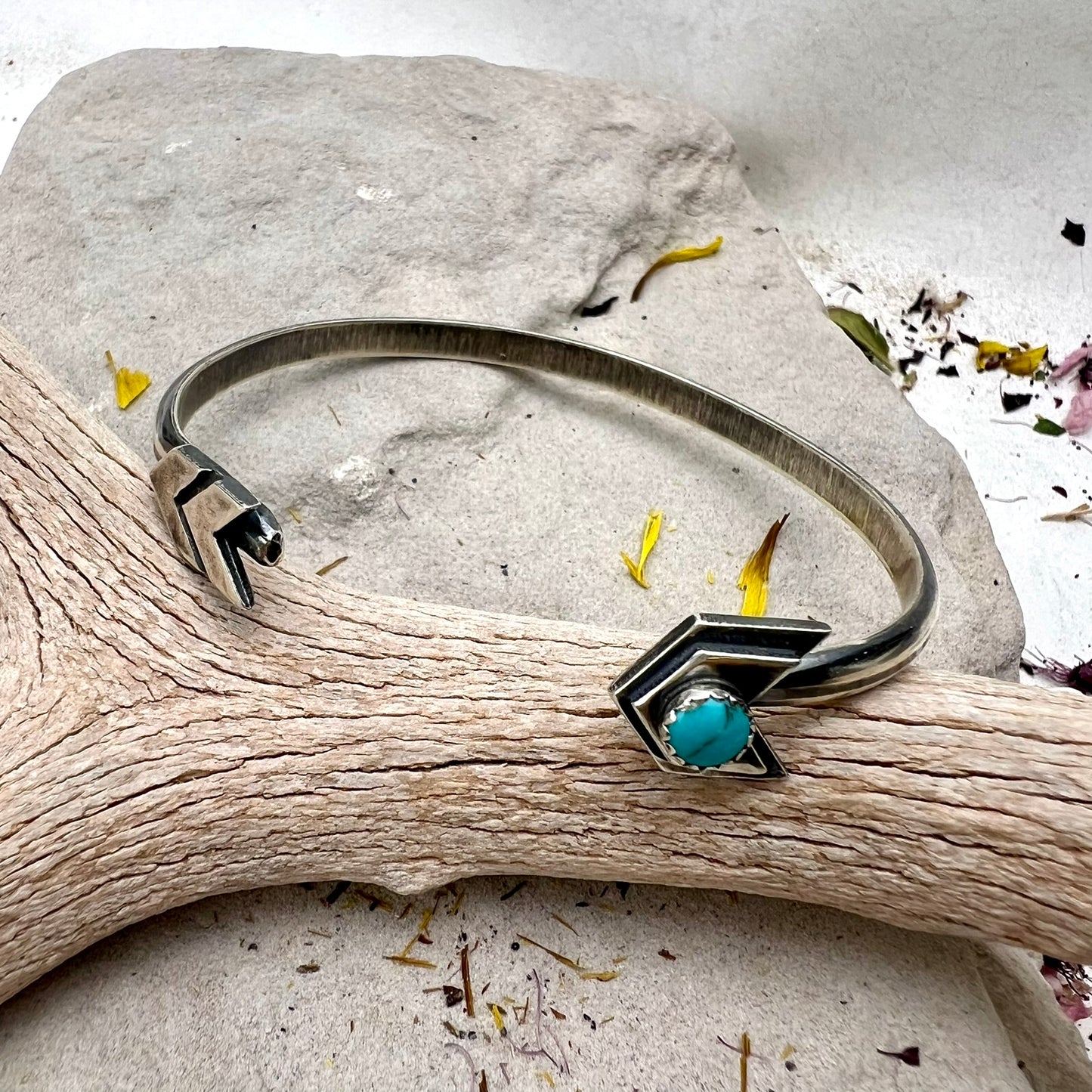 Turquoise Arrow Cuff Bracelet