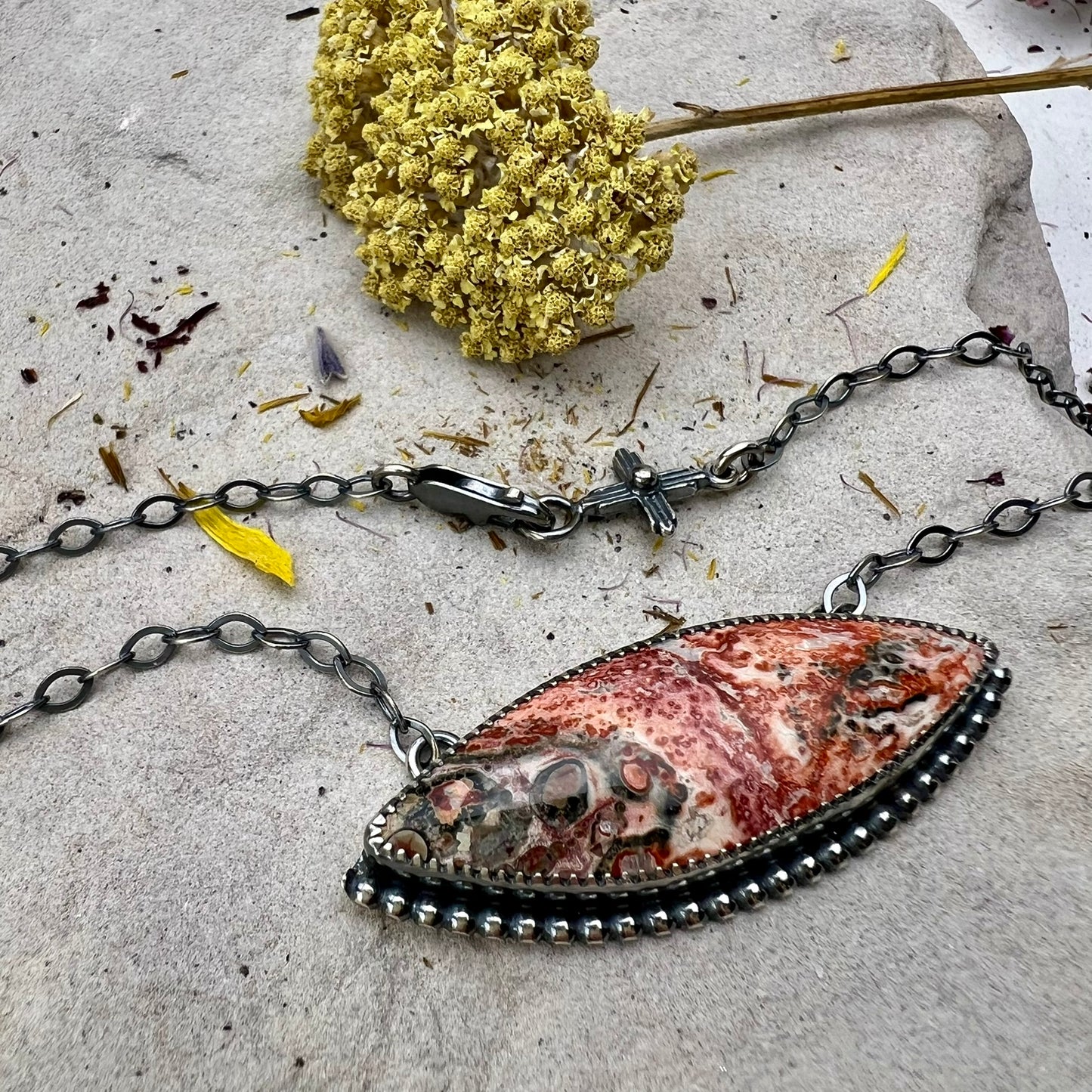 Agate Marquise Necklace