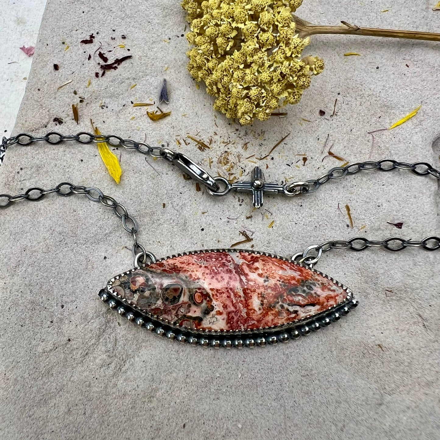 Agate Marquise Necklace