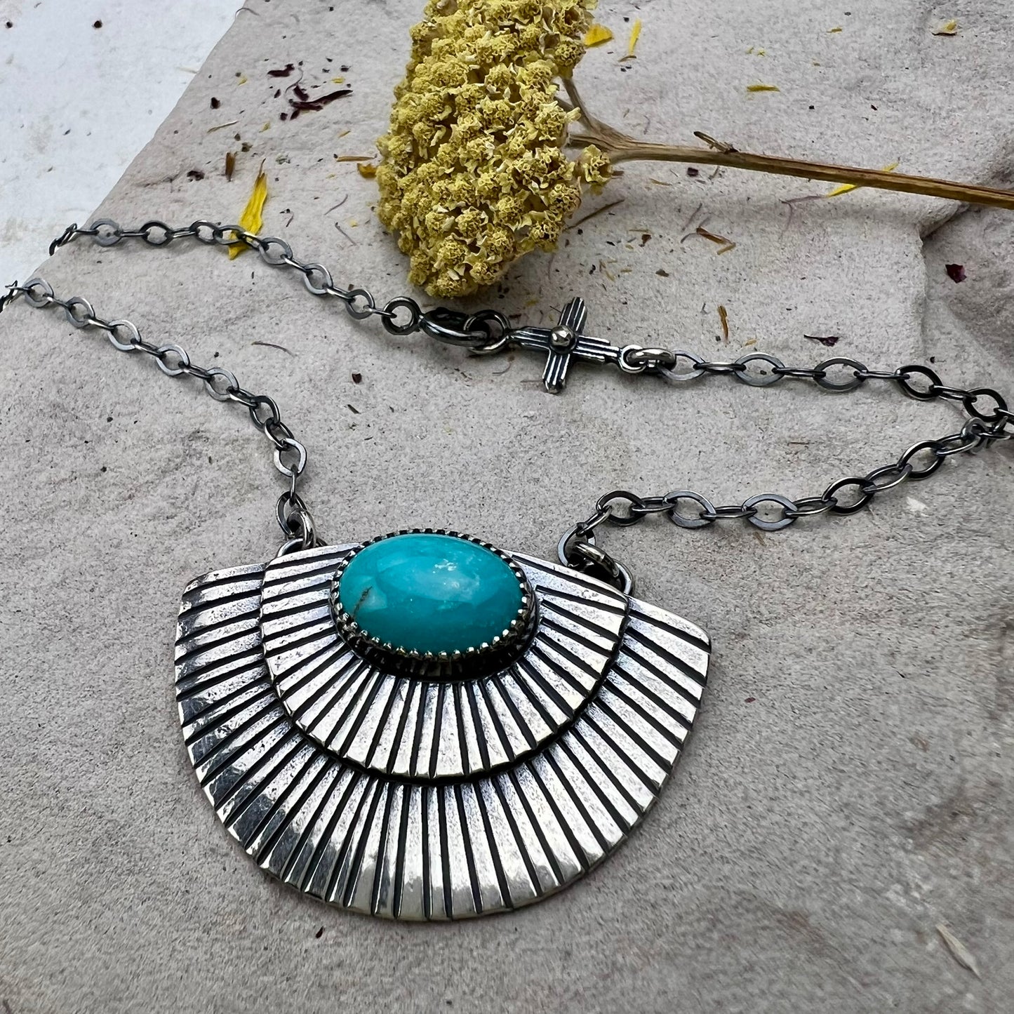 Turquoise Desert Rainbow Necklace