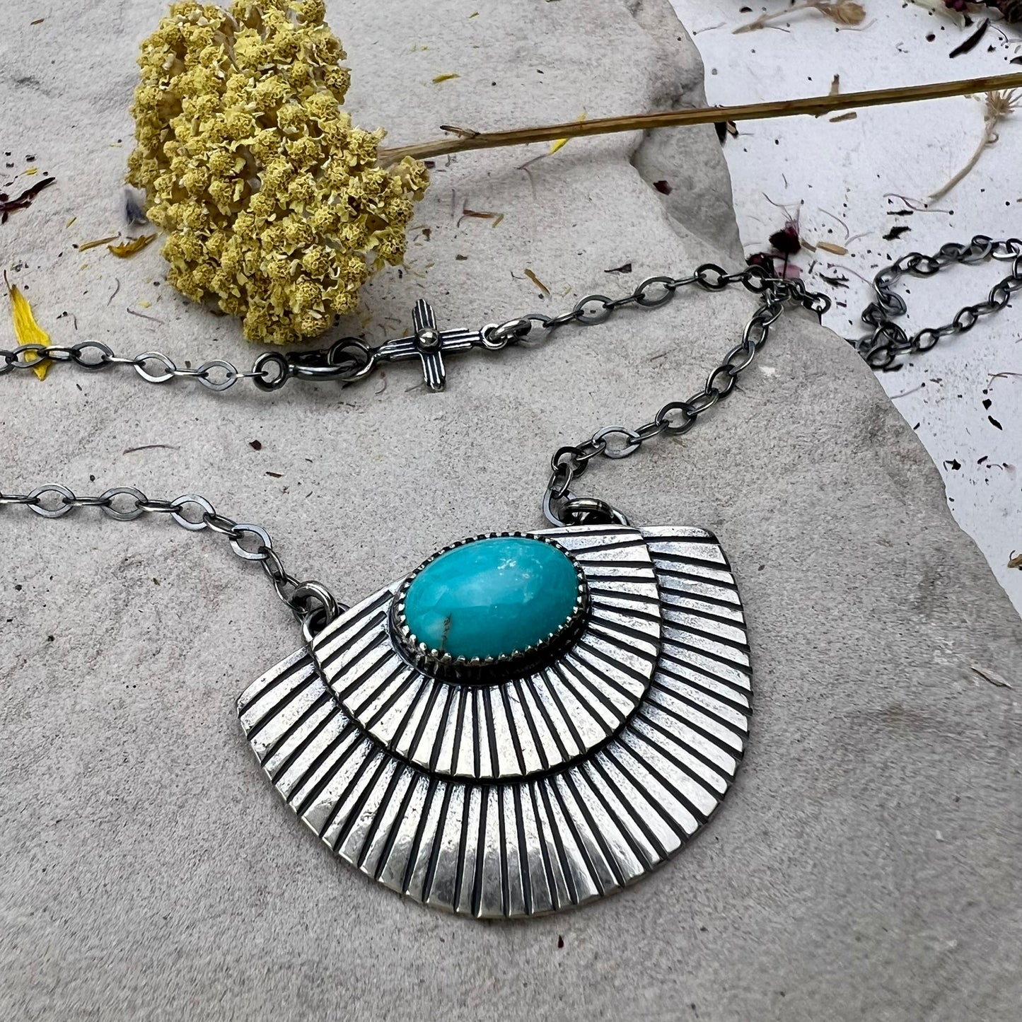 Turquoise Desert Rainbow Necklace