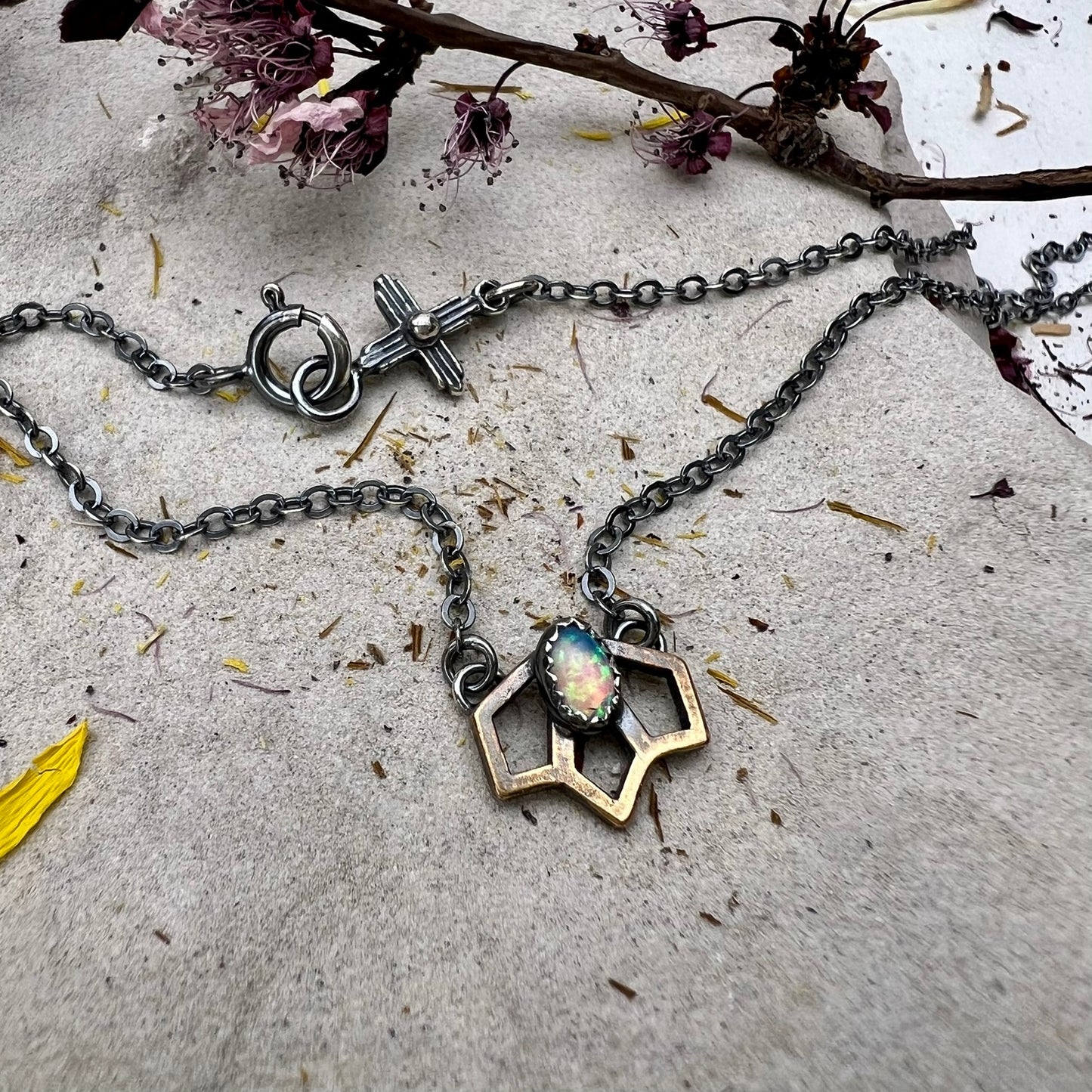 Tiny Sage Necklace