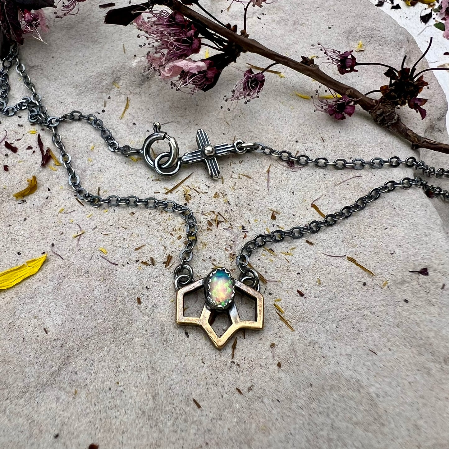 Tiny Sage Necklace
