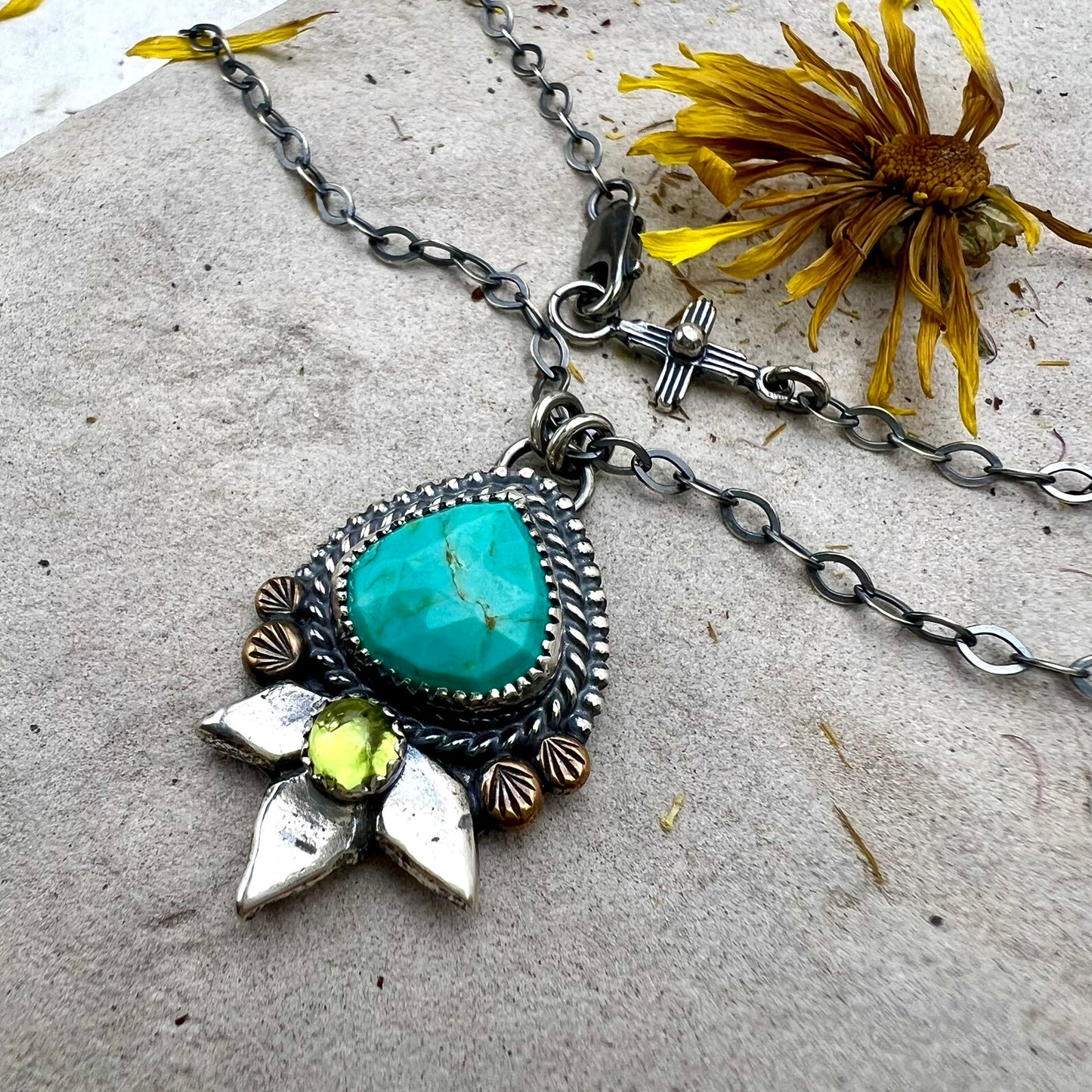 Turquoise Agave Necklace