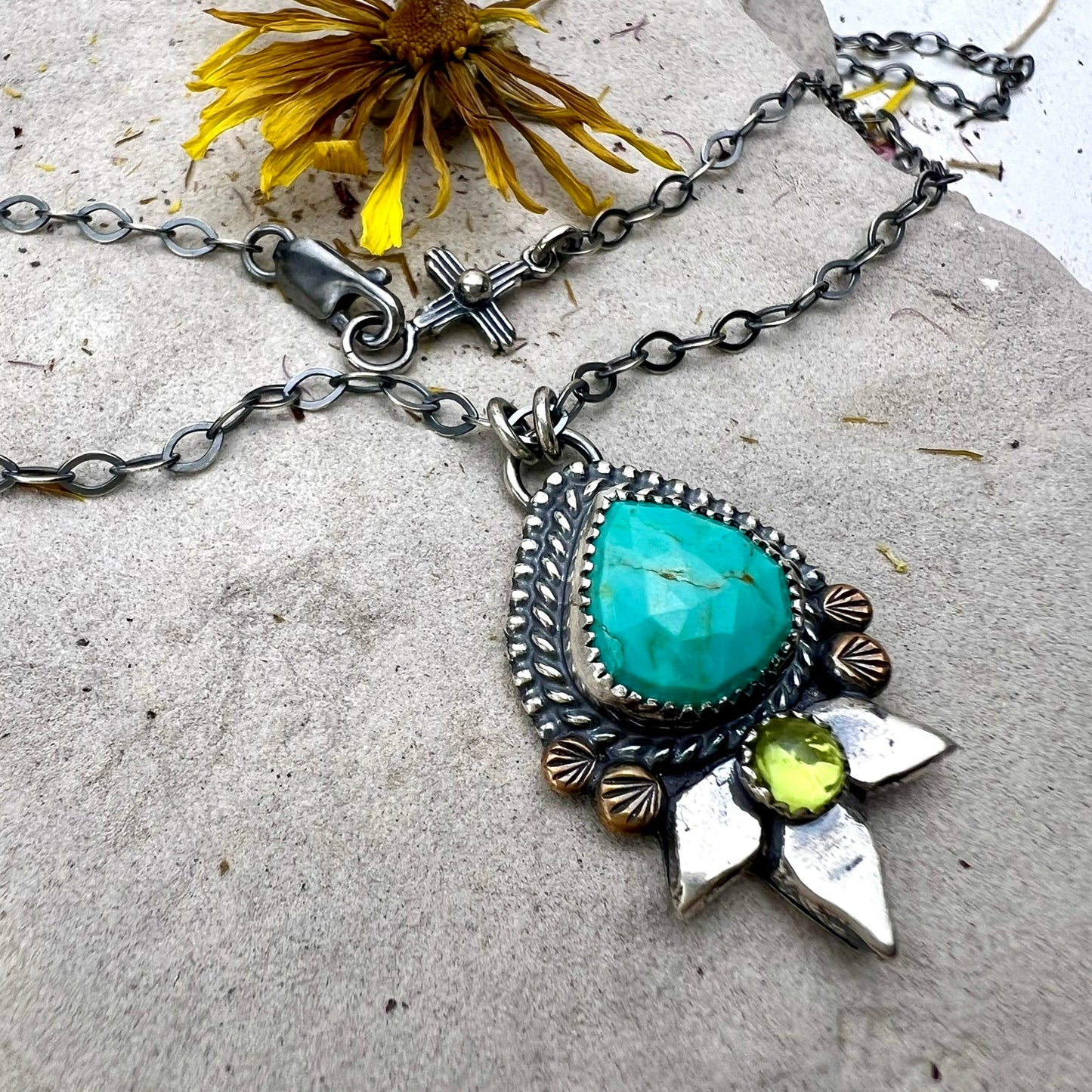 Turquoise Agave Necklace