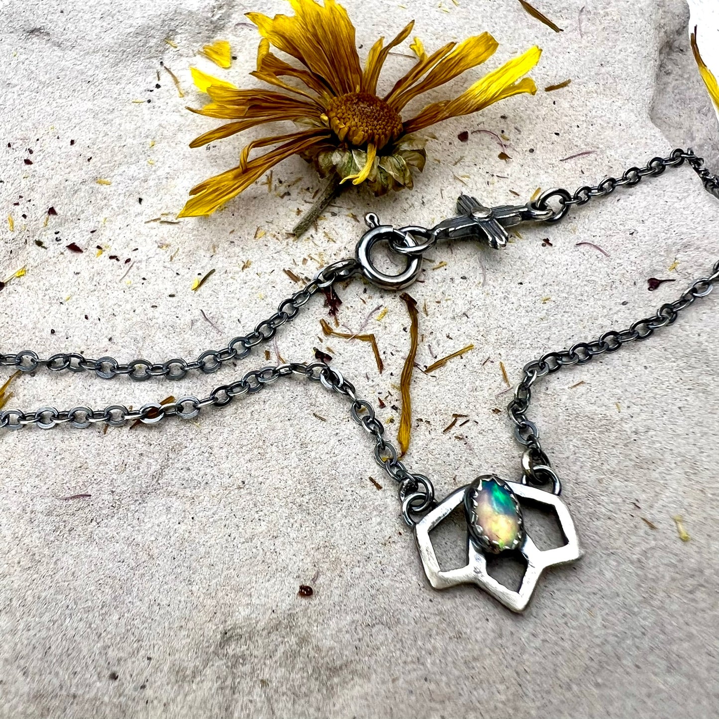 Tiny Sage Necklace
