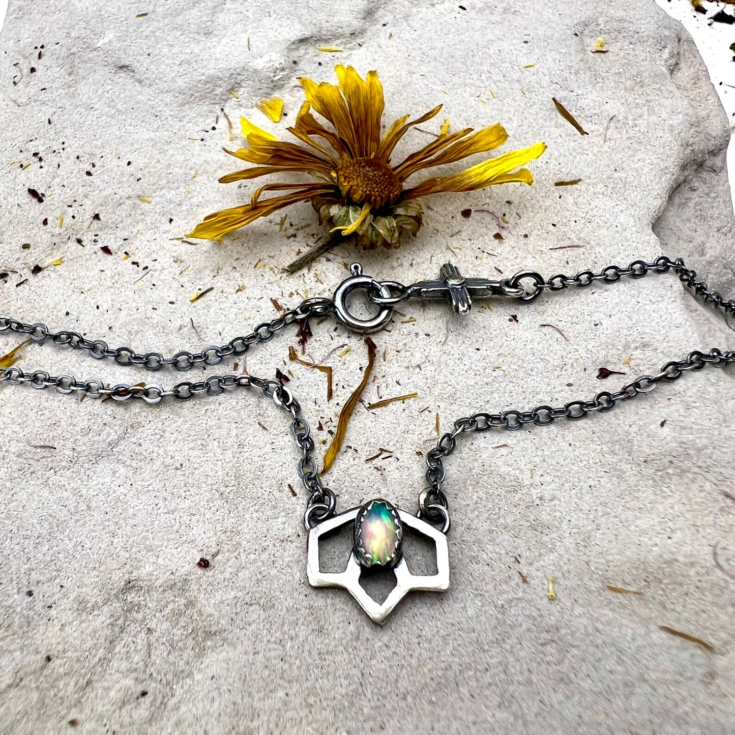 Tiny Sage Necklace