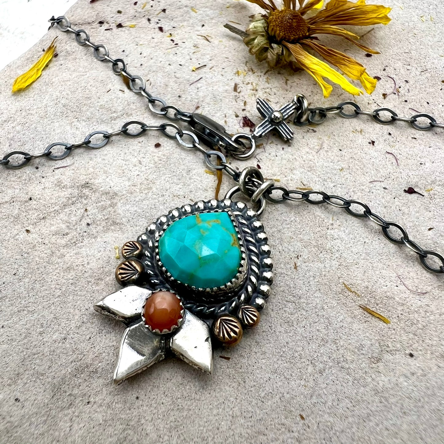 Turquoise Agave Necklace