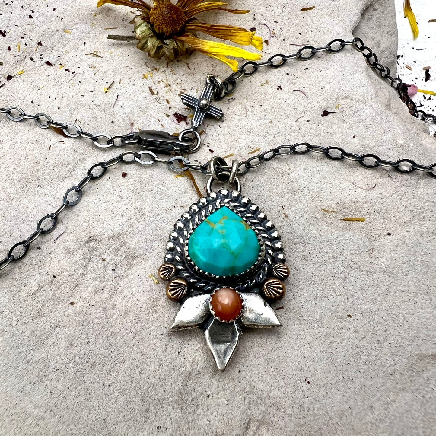 Turquoise Agave Necklace