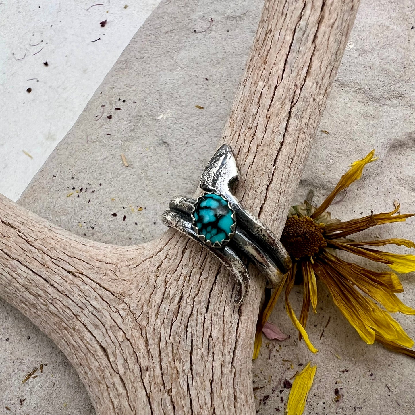Turquoise Snake Ring