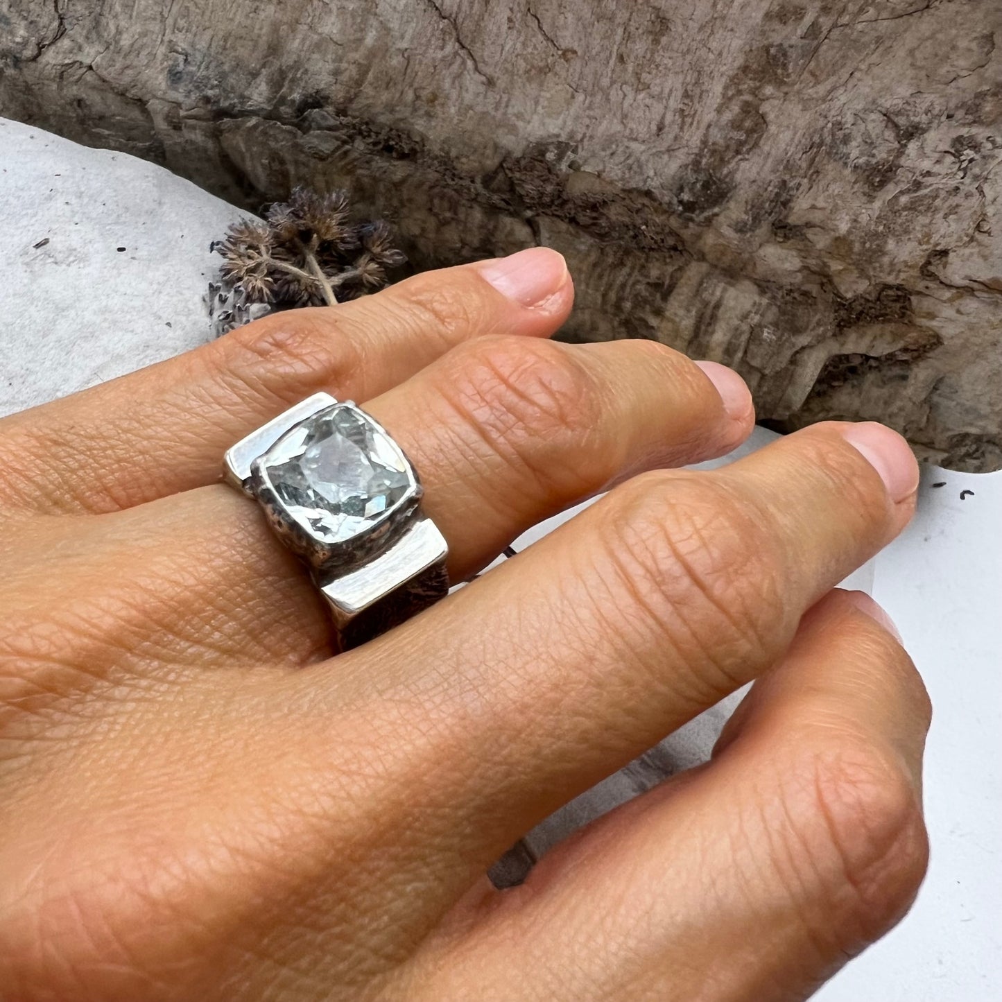 Aquamarine Ring