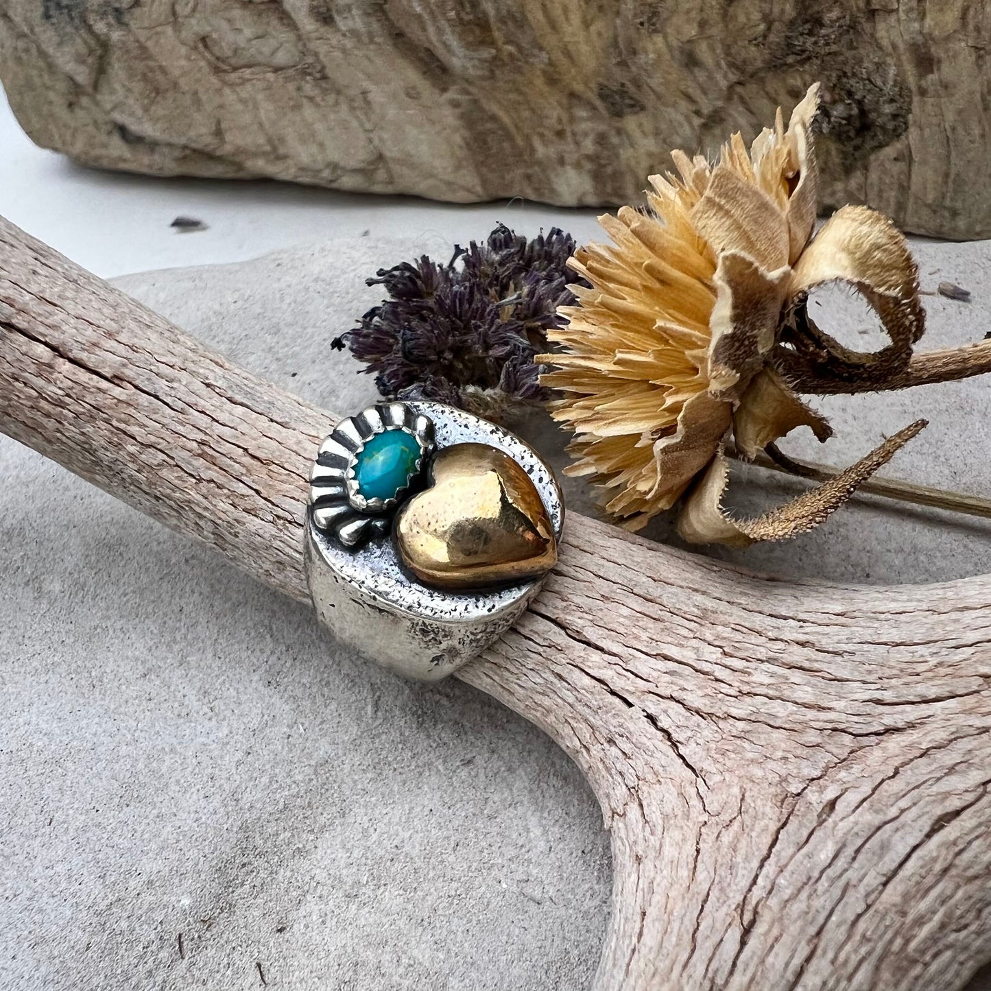 ((Reserved for Bre)) Corazón Signet Ring