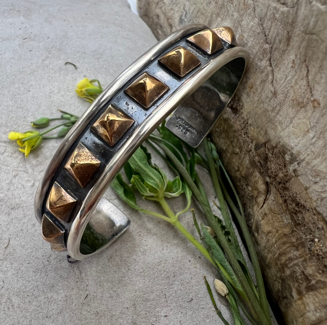 Bronze Concho Cuff