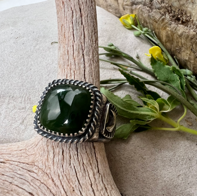 Jade Statement Ring