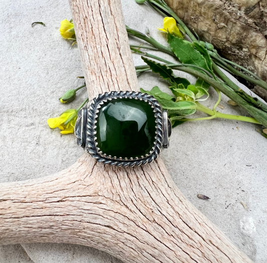Jade Statement Ring
