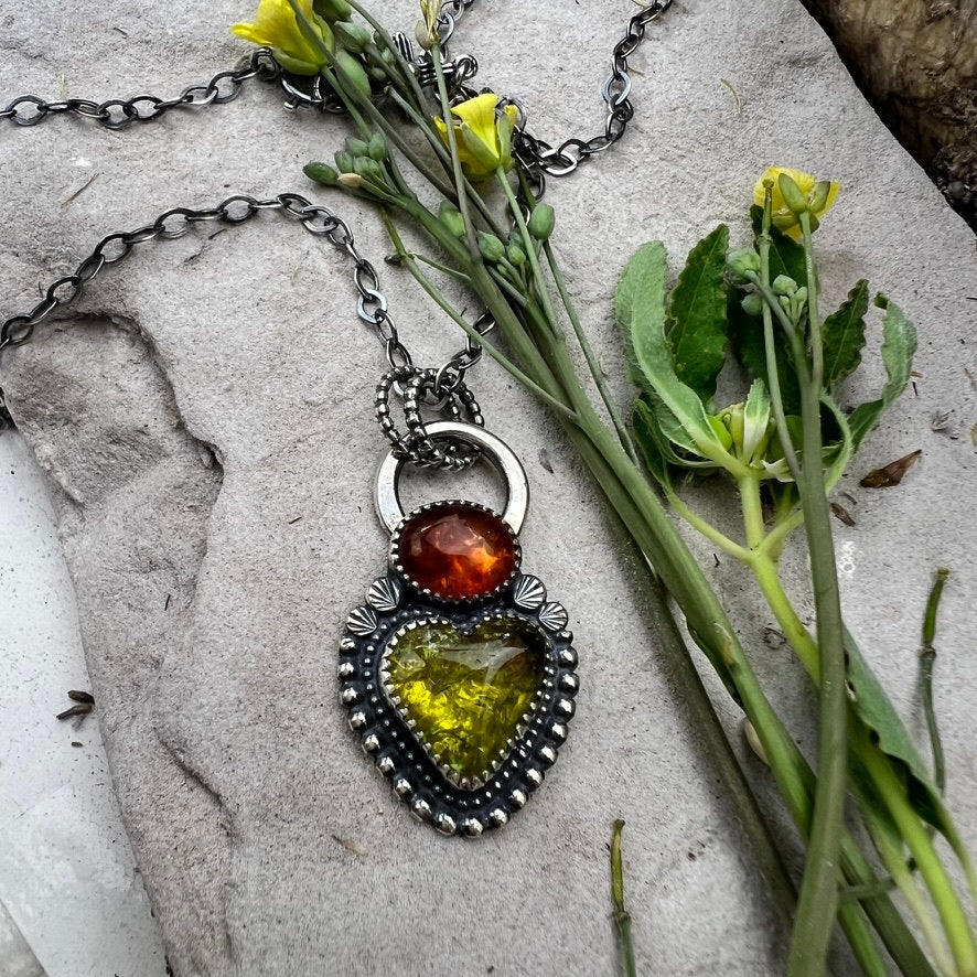 Tourmaline Heart Necklace