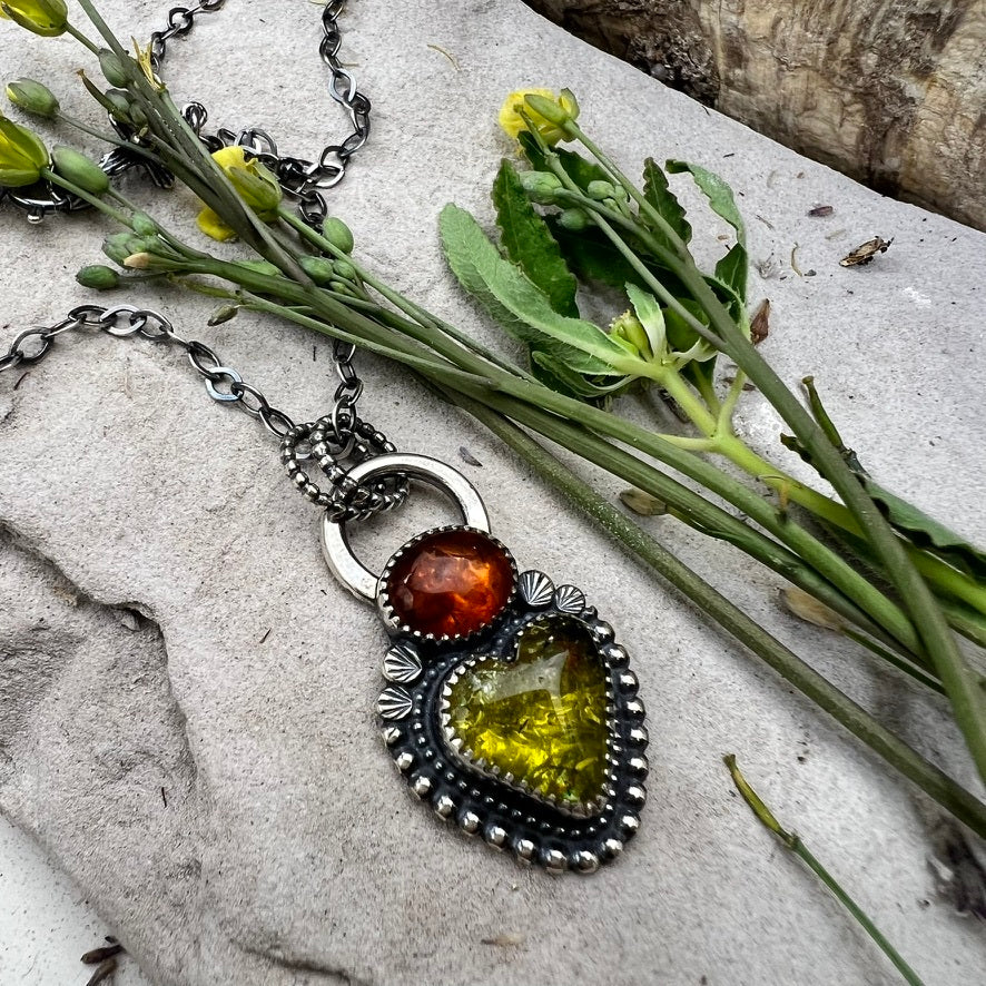 Tourmaline Heart Necklace