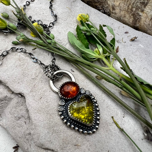 Tourmaline Heart Necklace