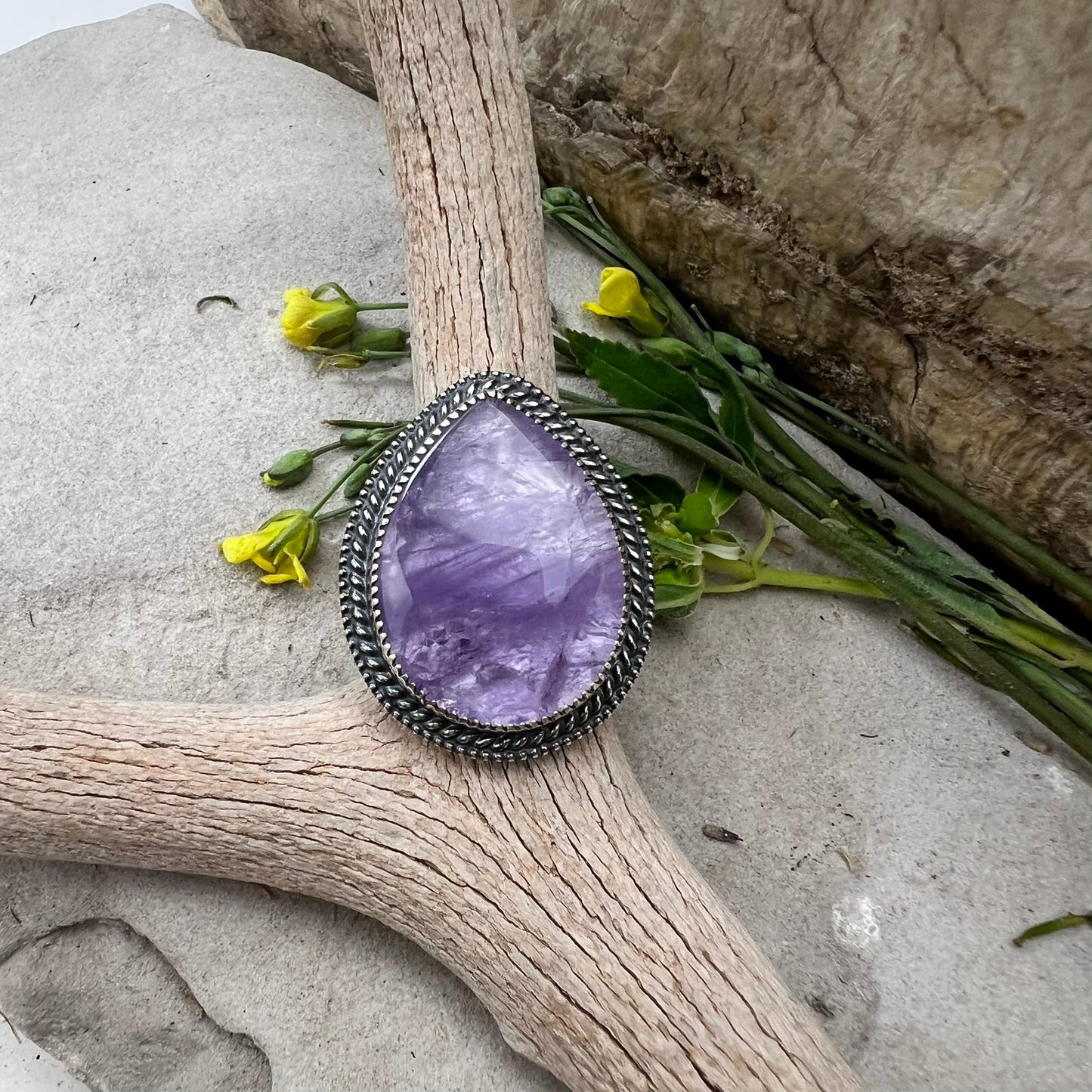 Amethyst Statement Ring