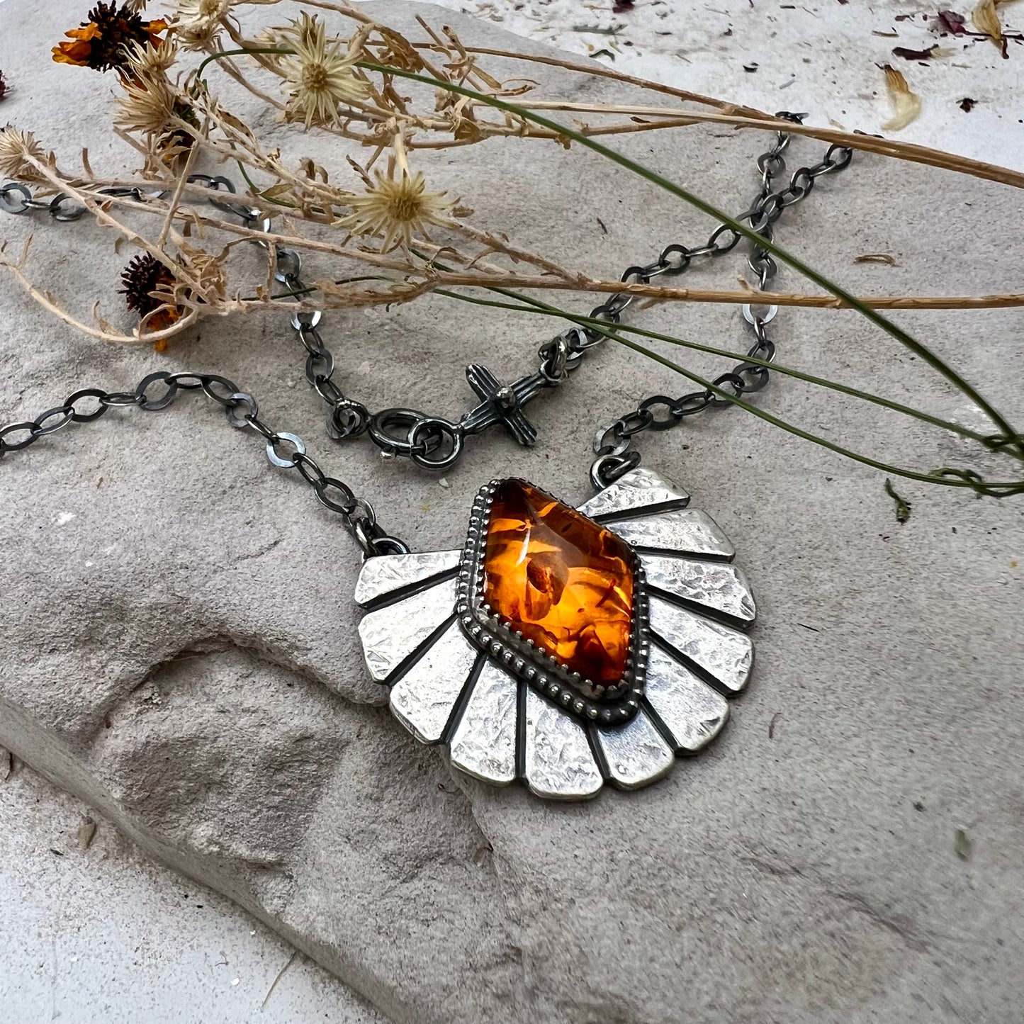 Amber Bloom Necklace