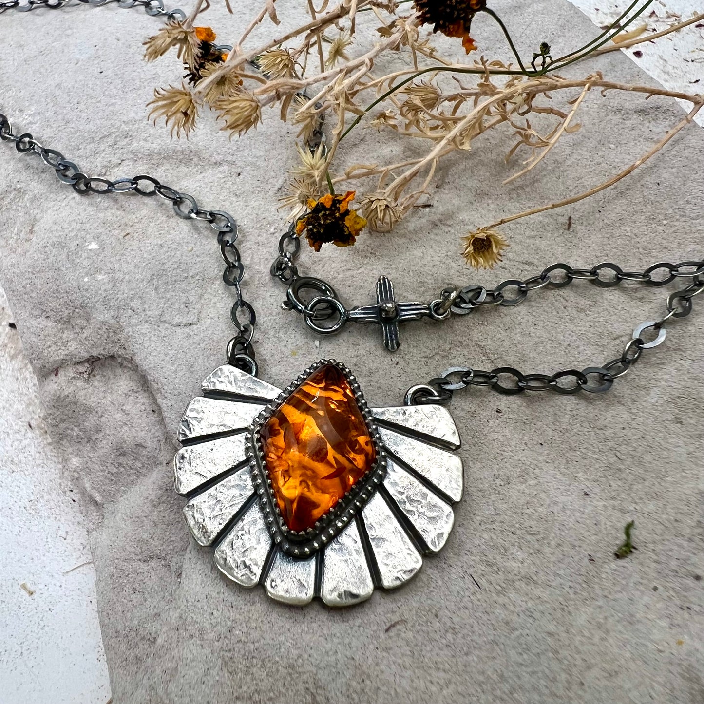 Amber Bloom Necklace