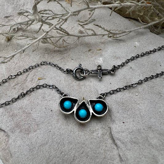 Turquoise Shadowbox Necklace