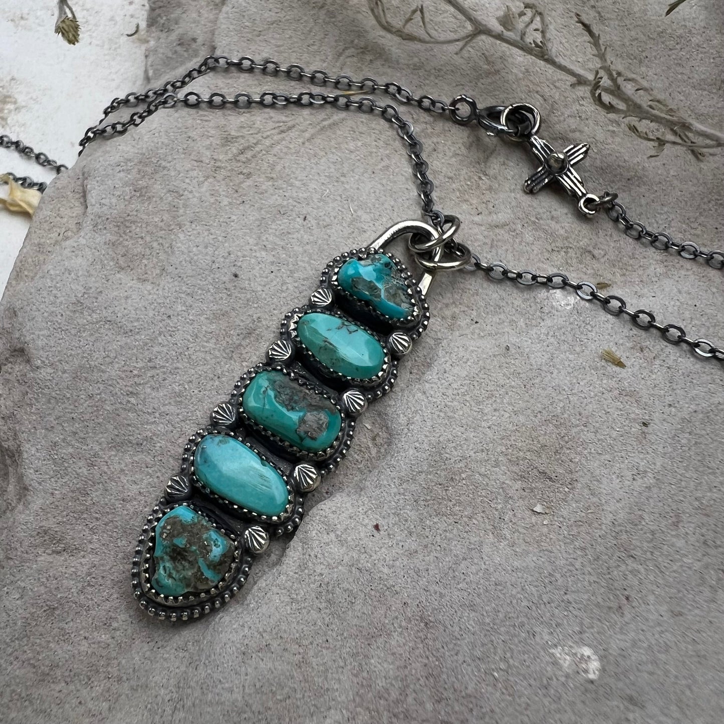 Turquoise Cairn Necklace