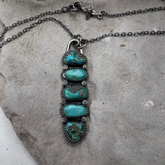 Turquoise Cairn Necklace