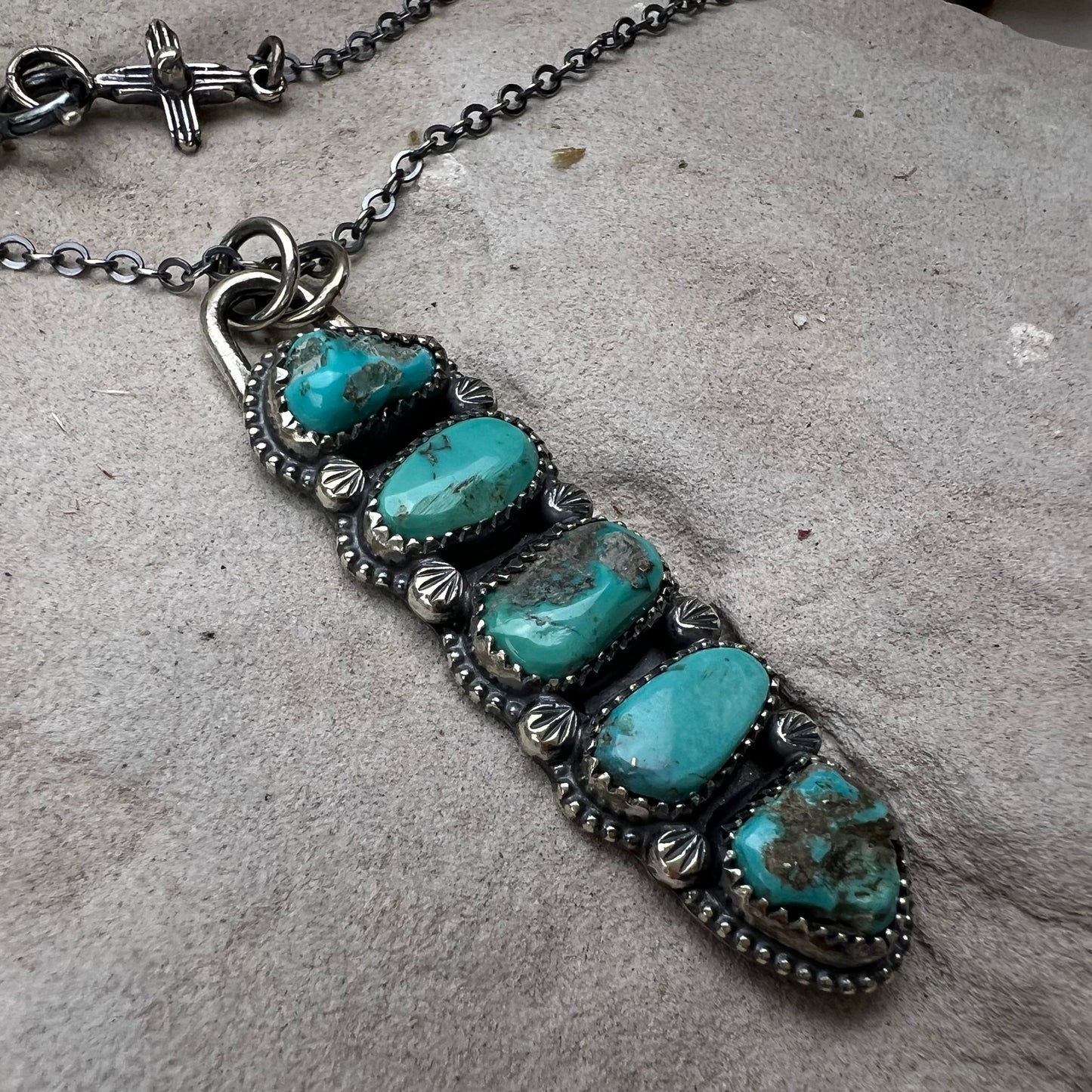 Turquoise Cairn Necklace