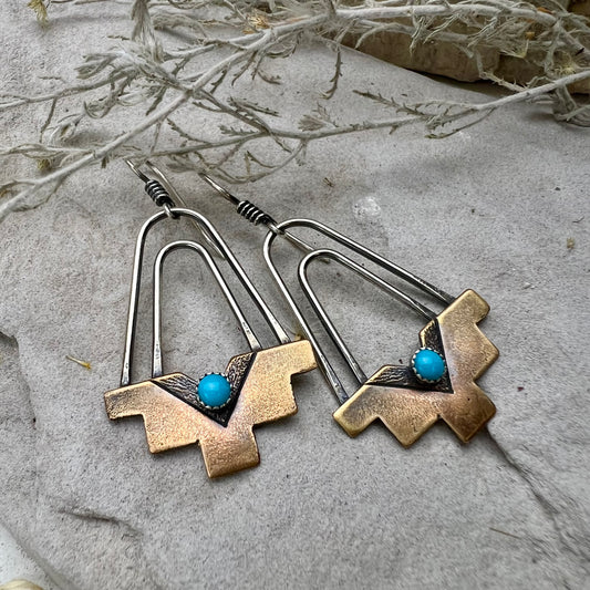 Turquoise Mesa Earrings