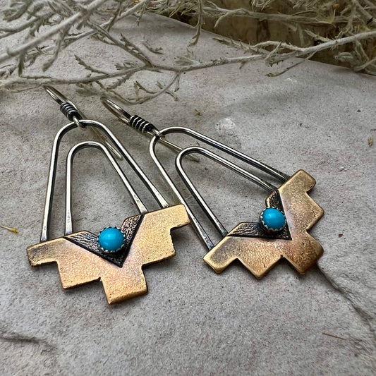 Turquoise Mesa Earrings