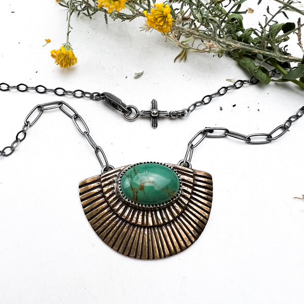 Bronze Desert Rainbow Necklace