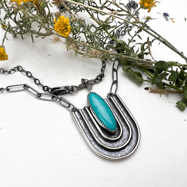 Turquoise Desert Rainbow Necklace