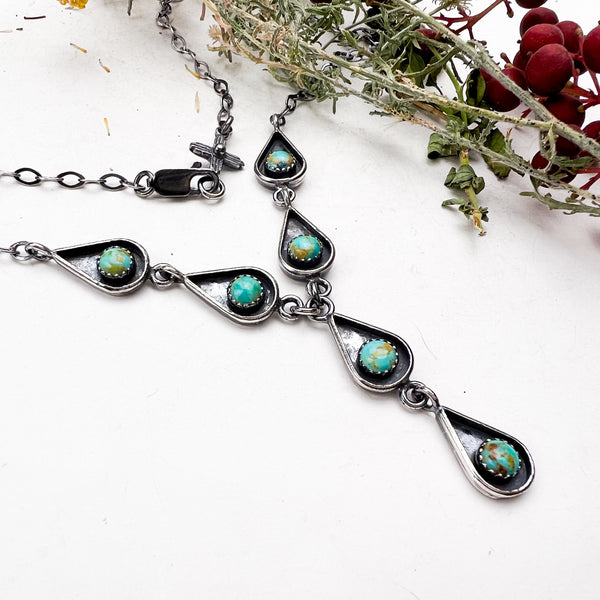Turquoise Teardrop Necklace