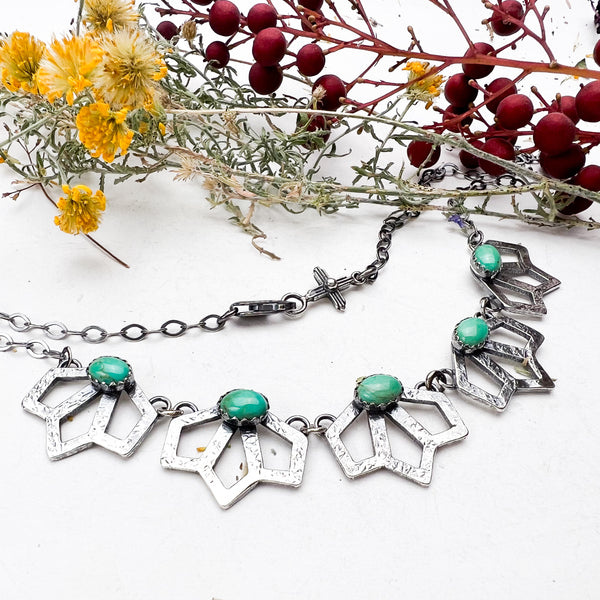 Linked Sage Necklace