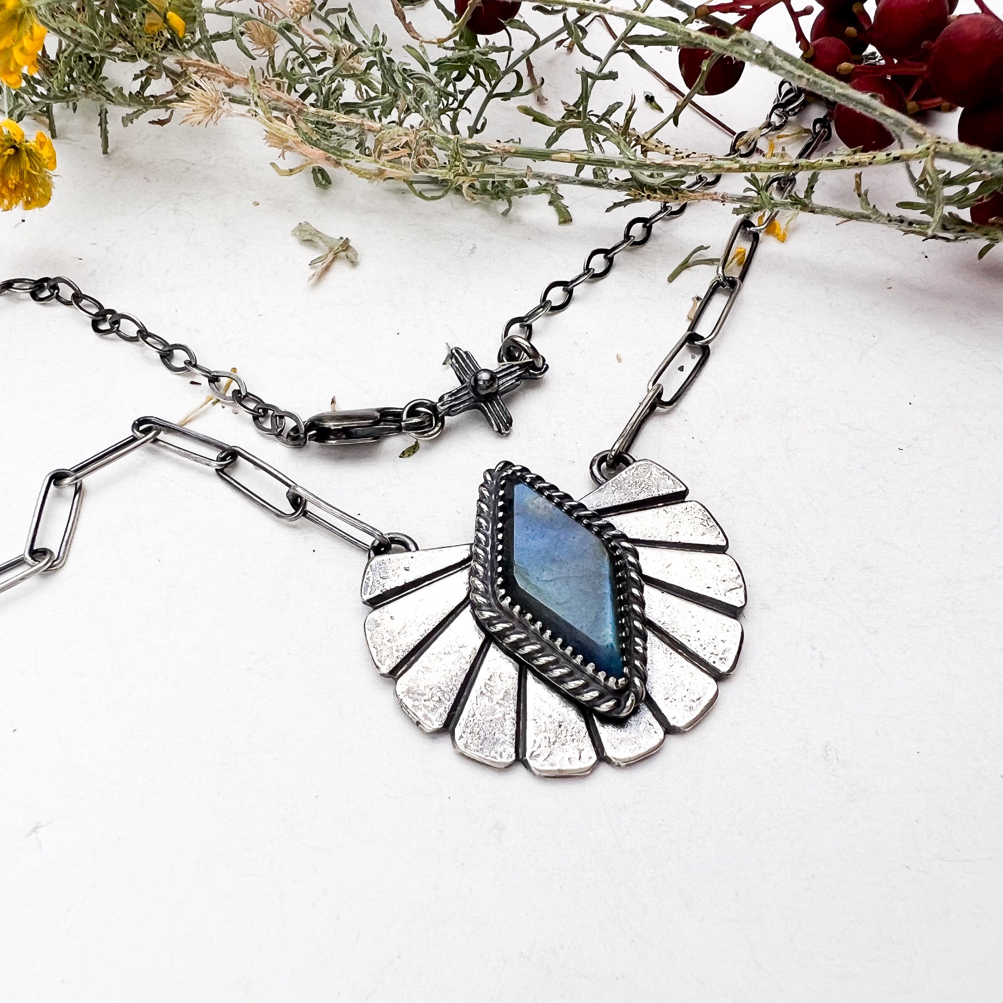 Labradorite Bloom Necklace