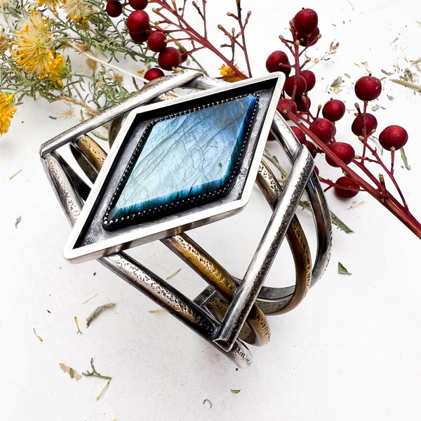 Labradorite Shadowbox Bracelet