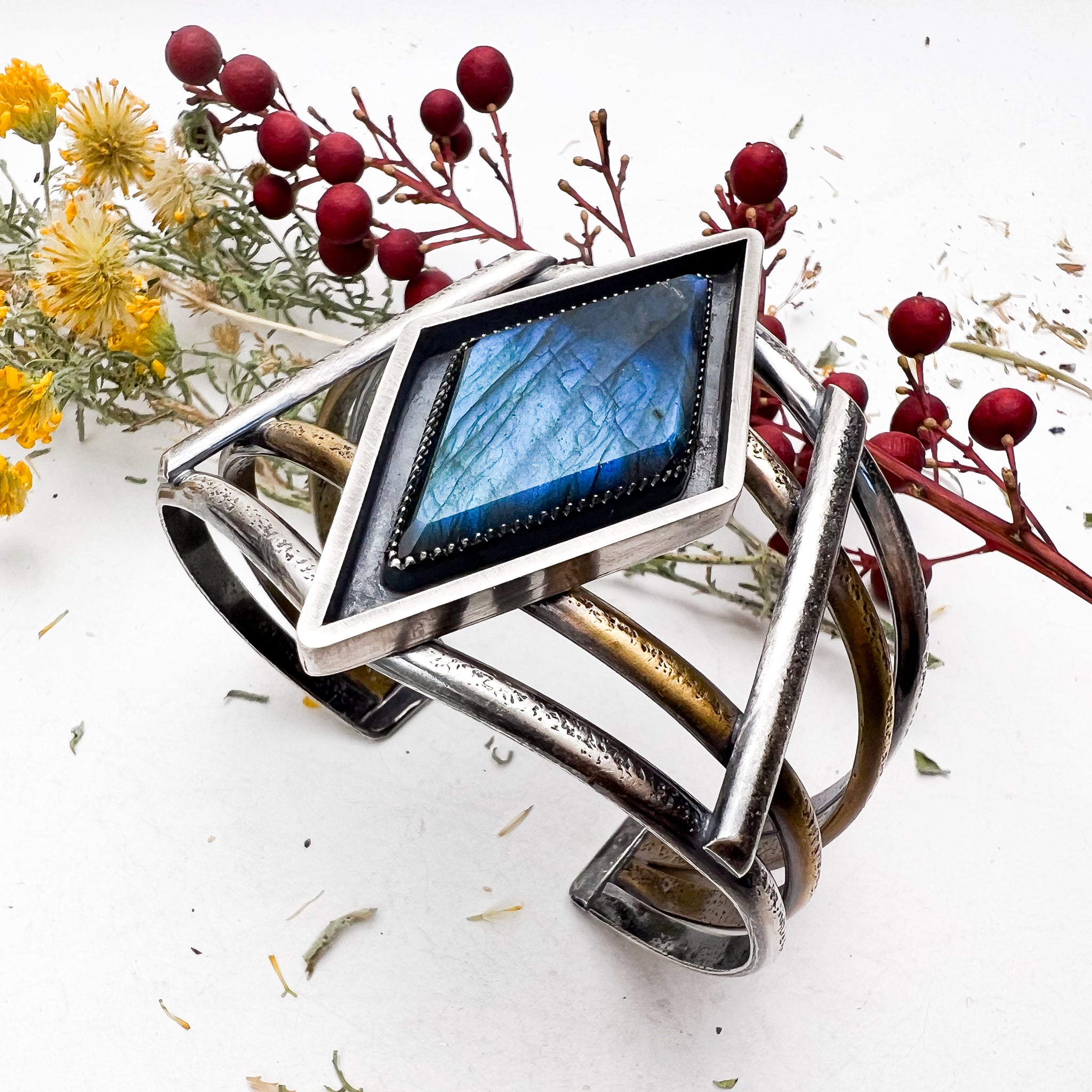 Labradorite Shadowbox Bracelet