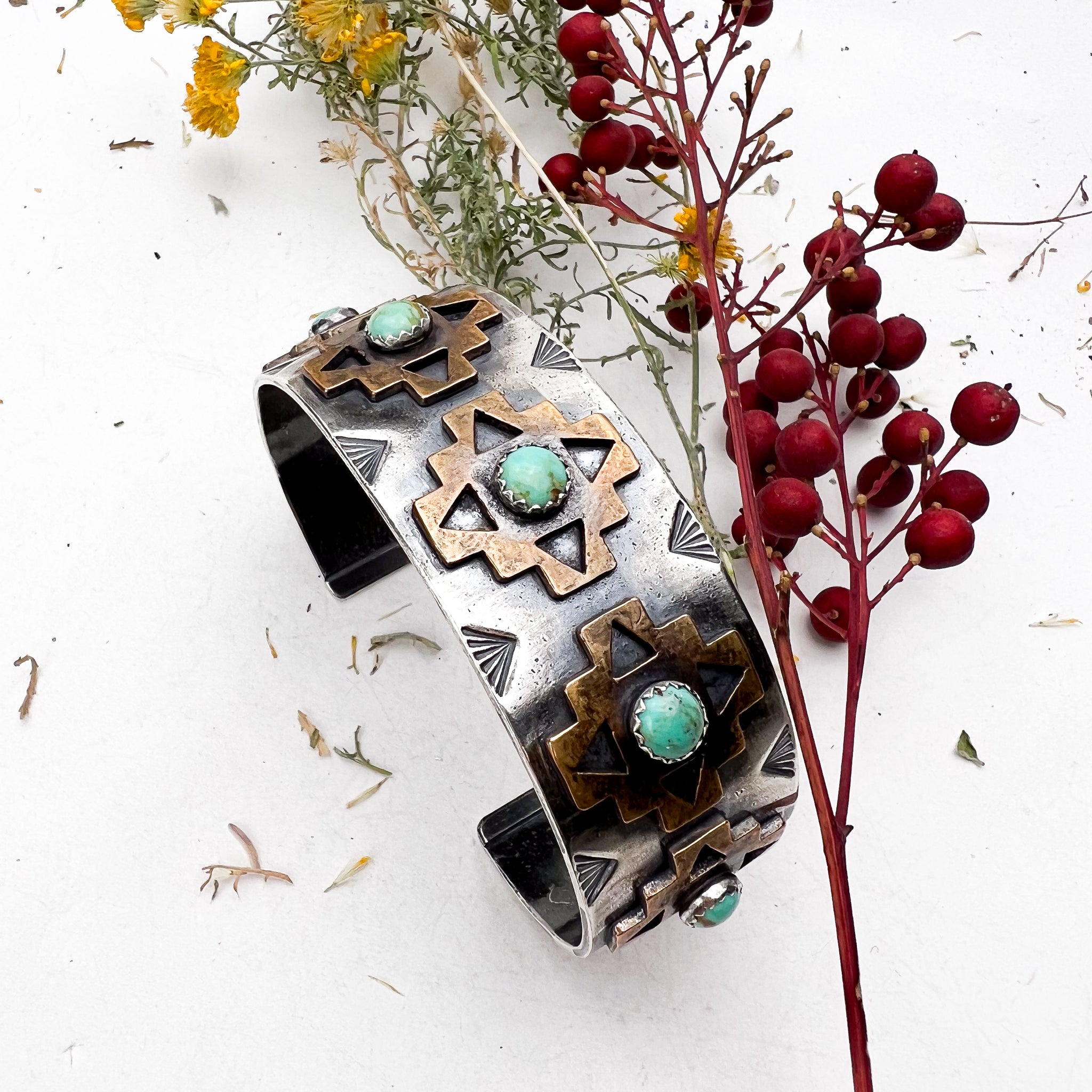 Four Corners Turquoise Cuff