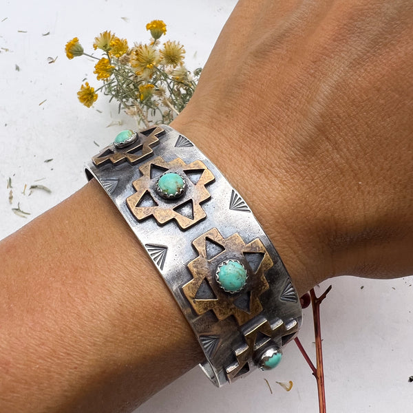 Four Corners Turquoise Cuff