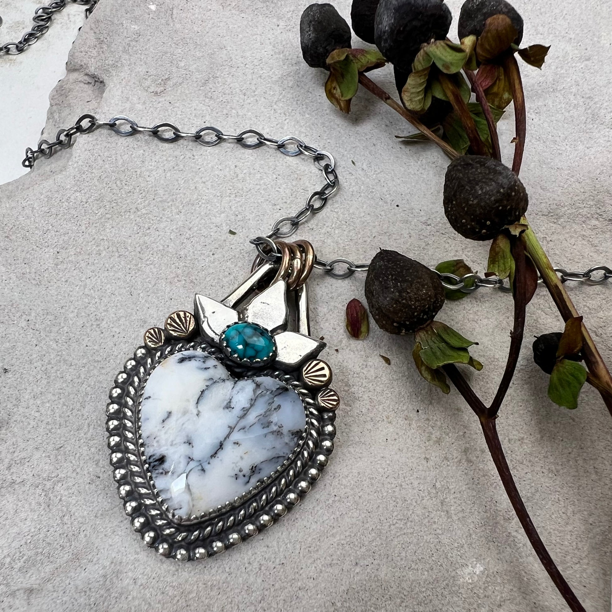 Heart Necklace - Meltdown Studio Jewelry