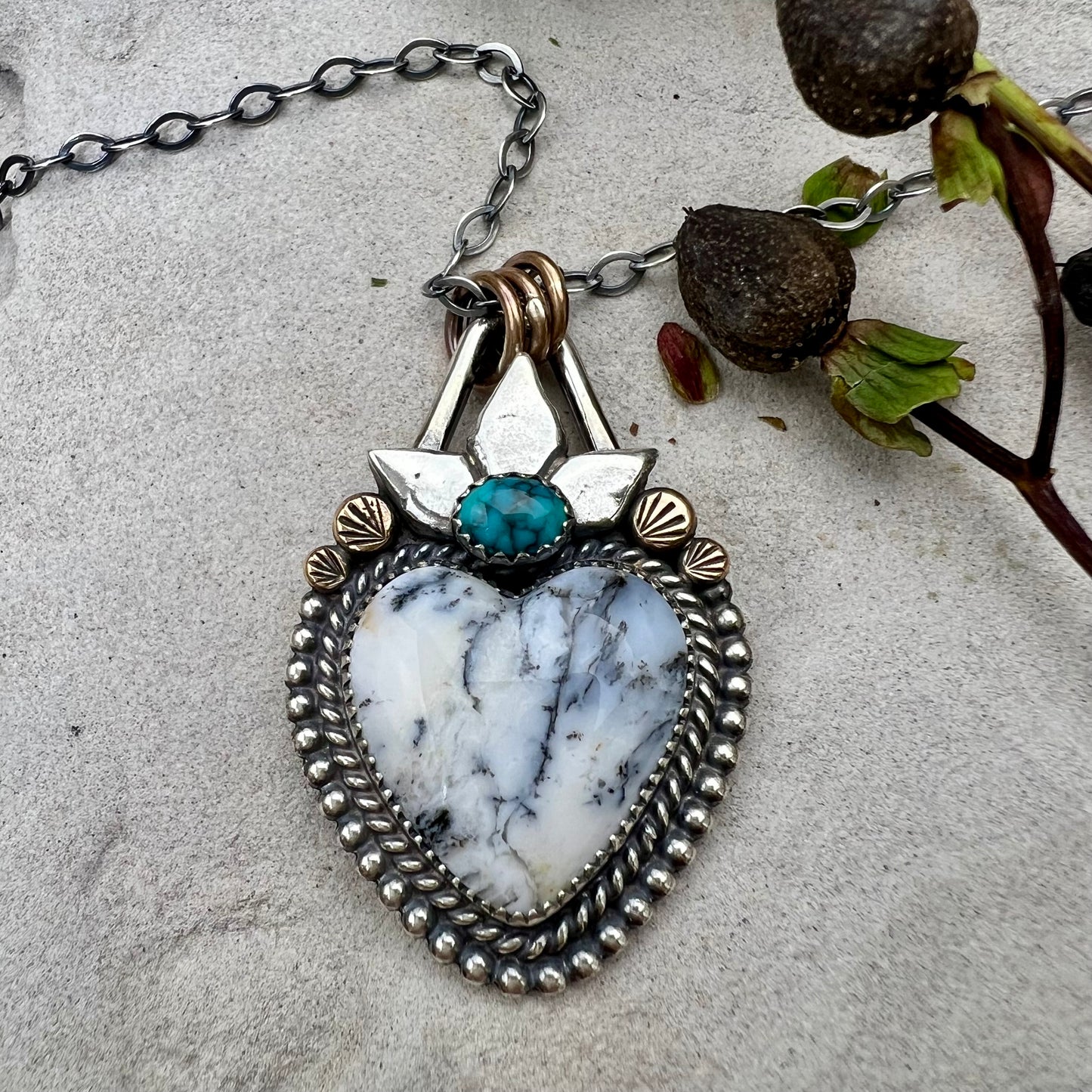 Heart Necklace - Meltdown Studio Jewelry