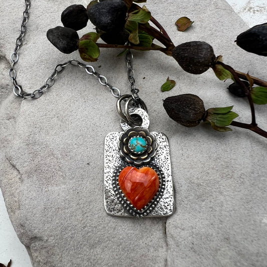 Corazón Dog Tag Necklace